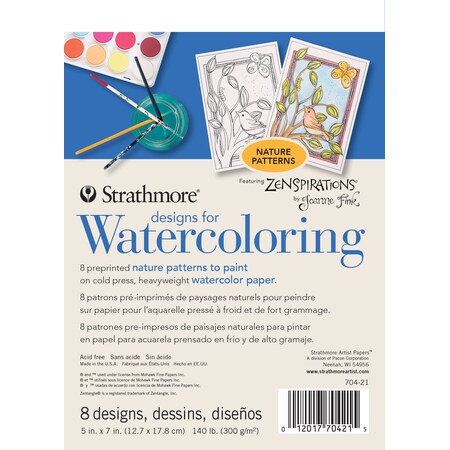 Strathmore Artist Papers Strathmore Watercoloring Designs - Nature Patterns 704-21